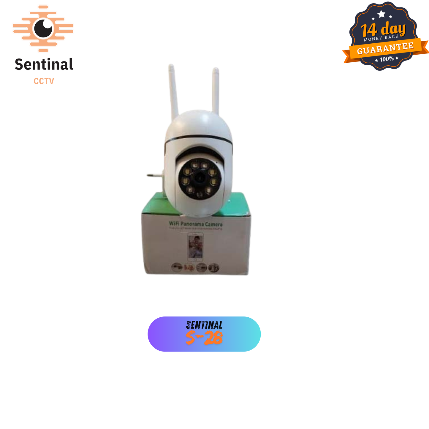 Aubess 2.4+ Dual Frequency WiFi IP Camera 4X Zoom