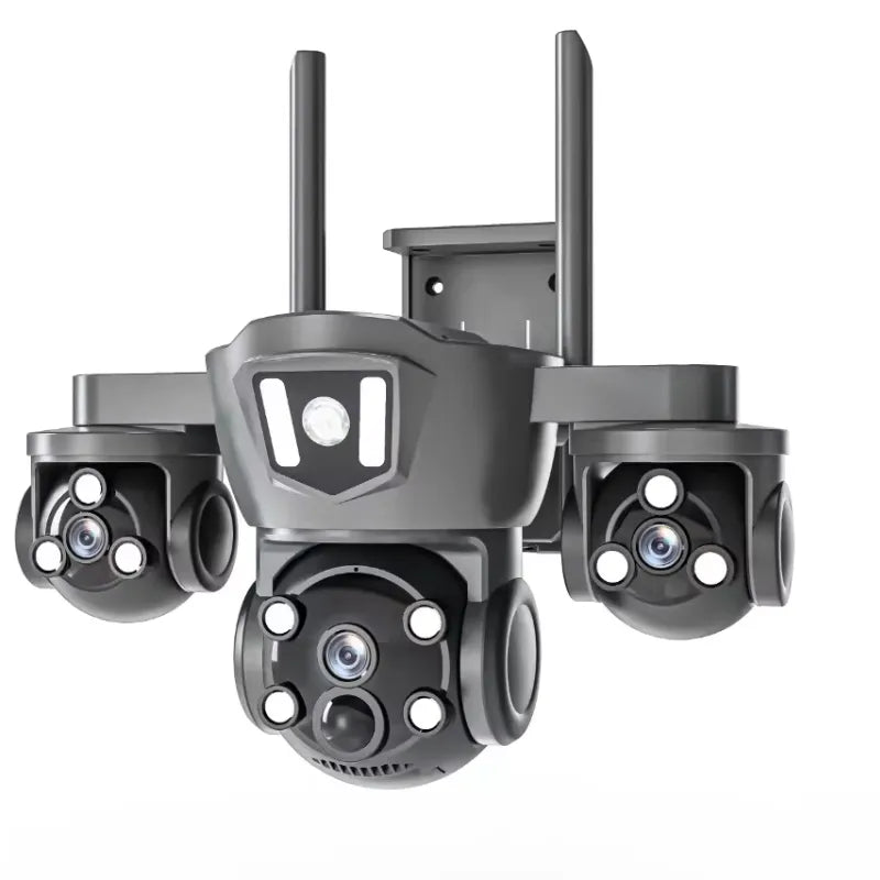 15 MPV380 Pro Solar Triple Lens PTZ CCTV Camera – Wireless Outdoor Security Camera